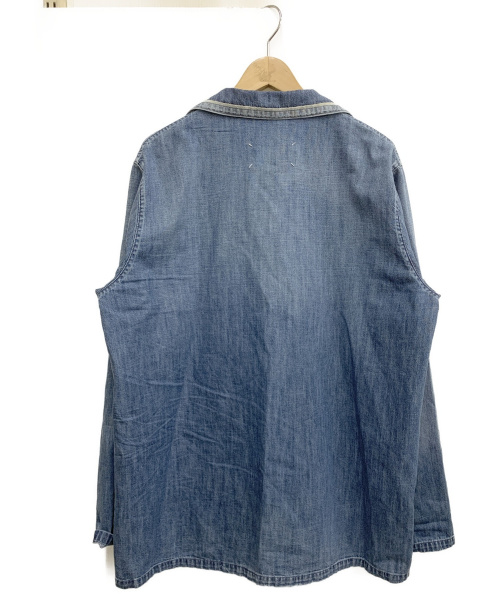 Maison Margiela（メゾンマルジェラ）Maison Margiela (メゾンマルジェラ) デニムパジャマシャツ インディゴ サイズ:46の古着・服飾アイテム
