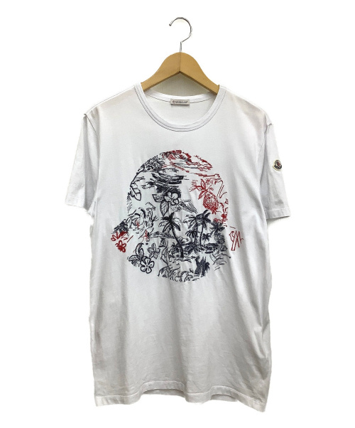 MONCLER（モンクレール）MONCLER (モンクレール) マグリアTシャツ ホワイト サイズ:Mの古着・服飾アイテム