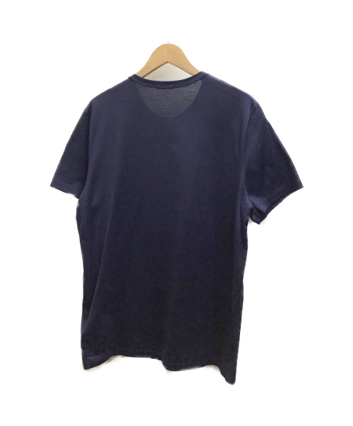 MONCLER（モンクレール）MONCLER (モンクレール) フロントワッペン付Tシャツ ネイビー サイズ:Lの古着・服飾アイテム