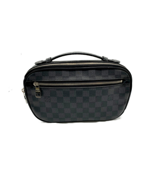 LOUIS VUITTON（ルイ ヴィトン）LOUIS VUITTON (ルイ・ヴィトン) ボディーバッグ ブラック ダミエ・グラフィット N41289 MB01763の古着・服飾アイテム