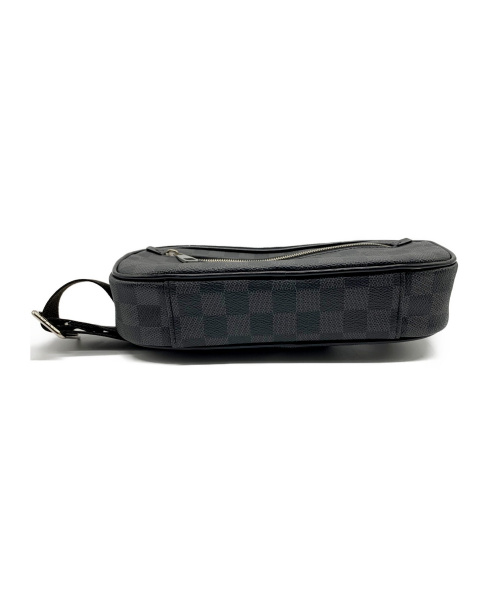 LOUIS VUITTON（ルイ ヴィトン）LOUIS VUITTON (ルイ・ヴィトン) ボディーバッグ ブラック ダミエ・グラフィット N41289 MB01763の古着・服飾アイテム