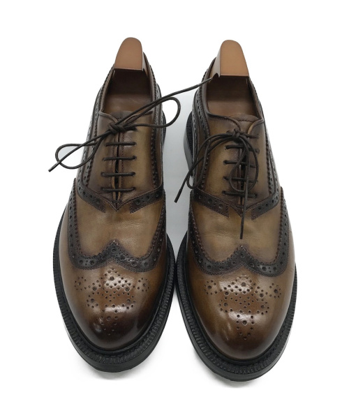 Berluti（ベルルッティ）Berluti (ベルルッティ) ウィングチップシューズ ブラウン サイズ:SIZE 8の古着・服飾アイテム