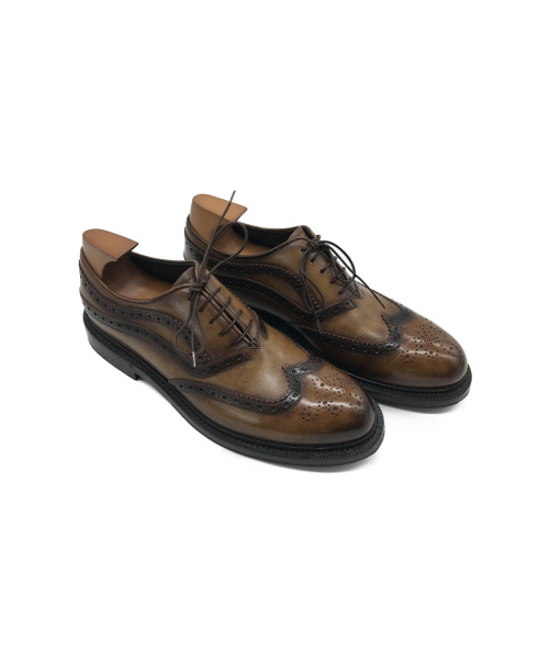Berluti（ベルルッティ）Berluti (ベルルッティ) ウィングチップシューズ ブラウン サイズ:SIZE 8の古着・服飾アイテム