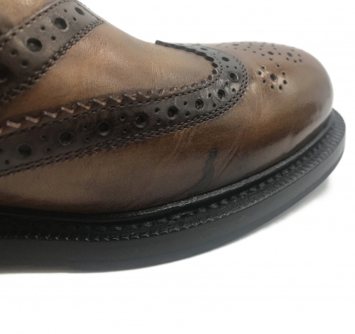 Berluti（ベルルッティ）Berluti (ベルルッティ) ウィングチップシューズ ブラウン サイズ:SIZE 8の古着・服飾アイテム