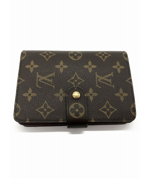 LOUIS VUITTON（ルイ ヴィトン）LOUIS VUITTON (ルイヴィトン) 2つ折り財布 ブラウン モノグラム M61207 SP0072の古着・服飾アイテム