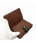 中古・古着 LOUIS VUITTON (ルイヴィトン) 2つ折り財布 ブラウン モノグラム M61207 SP0072：39800円