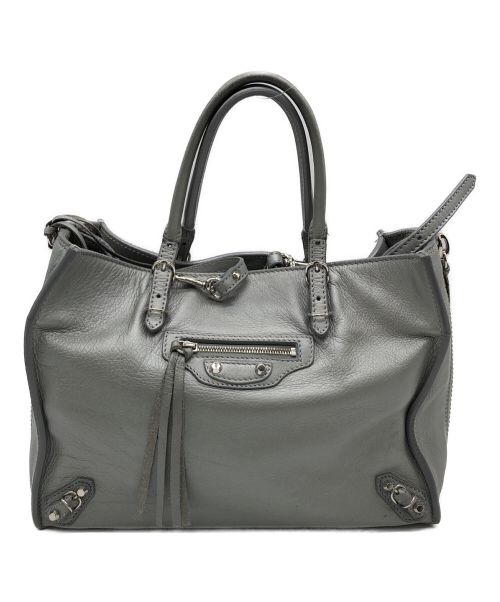 BALENCIAGA（バレンシアガ）BALENCIAGA (バレンシアガ) ハンドバッグ グレーの古着・服飾アイテム