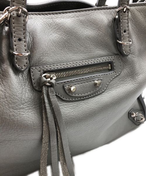 BALENCIAGA（バレンシアガ）BALENCIAGA (バレンシアガ) ハンドバッグ グレーの古着・服飾アイテム