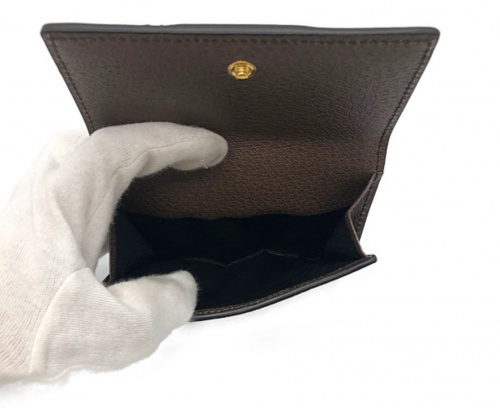 GUCCI（グッチ）GUCCI (グッチ) 2つ折り財布 グレー オフィディア 523173 2149の古着・服飾アイテム