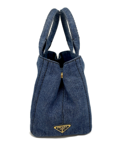 PRADA（プラダ）PRADA (プラダ) 2WAYバッグ インディゴ カナパPM 1BG439 204の古着・服飾アイテム