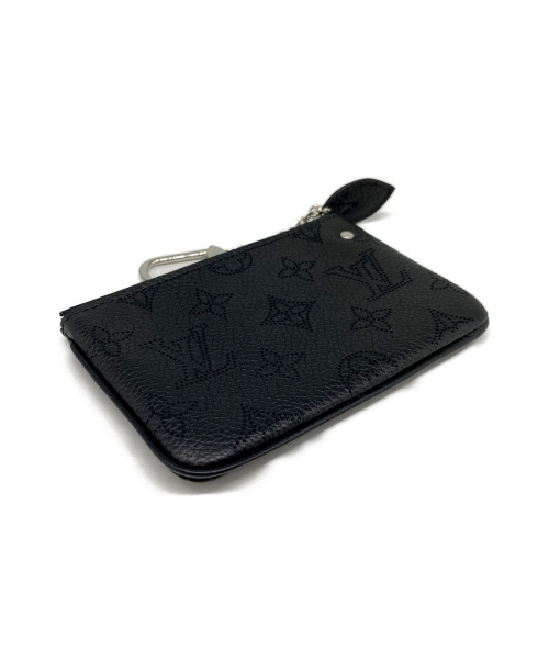 LOUIS VUITTON（ルイ ヴィトン）LOUIS VUITTON (ルイ ヴィトン) コインケース ブラック モノグラム・マヒナ M69532 TJ2240の古着・服飾アイテム
