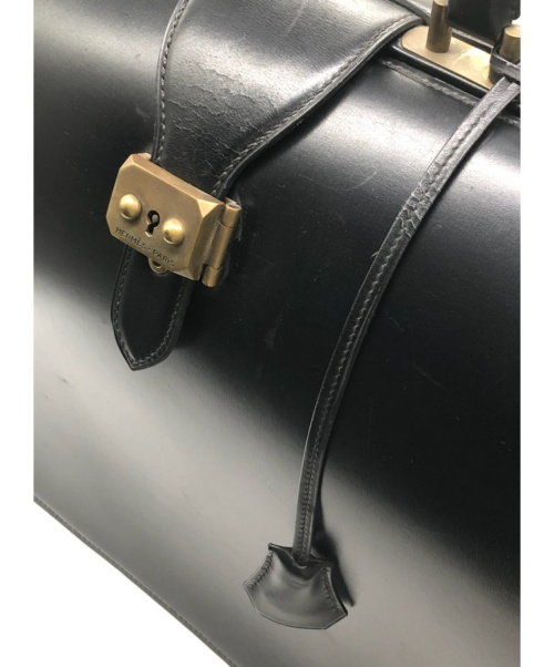 HERMES（エルメス）HERMES (エルメス) レザードクターバッグ ブラック サイズ:- ○Gの古着・服飾アイテム