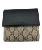 GUCCIグッチ）の古着「Wホック財布」｜ブラック