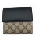 GUCCI（グッチ）の古着「Wホック財布」｜ブラック