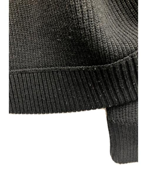 MONCLER（モンクレール）MONCLER (モンクレール) フーテッドニットジャケット ブラック サイズ:Lの古着・服飾アイテム