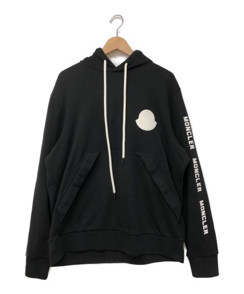 MONCLER（モンクレール）MONCLER (モンクレール) プルオーバーパーカー ブラック サイズ:XLの古着・服飾アイテム
