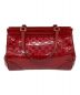 GUCCI (グッチ) エナメルハンドバッグ レッド：39800円