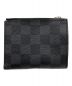 LOUIS VUITTON（ルイ ヴィトン）の古着「ダミエグラフィット ミュルティ・ポルトカルト」｜ブラック