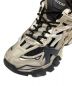 中古・古着 BALENCIAGA (バレンシアガ) TRACK 2 OPEN SNEAKER(ﾄﾗｯｸ 2 ｵｰﾌﾟﾝ ｽﾆｰｶｰ) ベージュ×ブラック サイズ:UK8：44800円