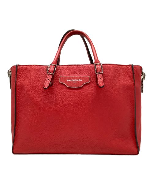 BALENCIAGA（バレンシアガ）BALENCIAGA (バレンシアガ) ザ ペーパー ミニ ジップアラウンド レッドの古着・服飾アイテム
