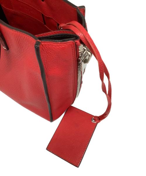 BALENCIAGA（バレンシアガ）BALENCIAGA (バレンシアガ) ザ ペーパー ミニ ジップアラウンド レッドの古着・服飾アイテム