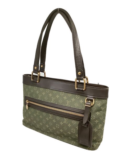 LOUIS VUITTON（ルイ ヴィトン）LOUIS VUITTON (ルイ ヴィトン) ルシーユPM グリーン×ブラウンの古着・服飾アイテム