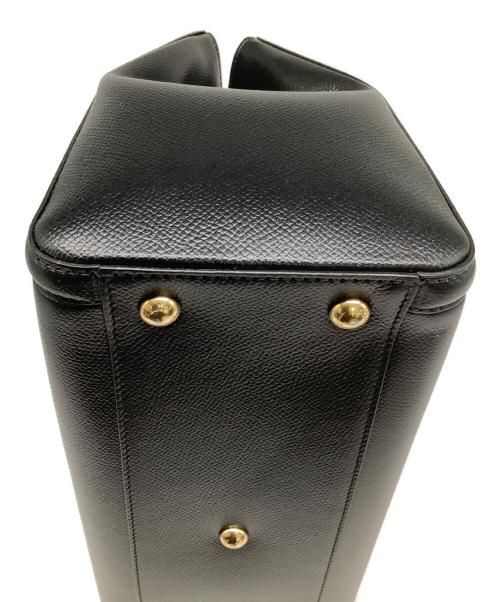 Salvatore Ferragamo（サルヴァトーレ フェラガモ）Salvatore Ferragamo (サルヴァトーレ フェラガモ) レザーセミショルダーバッグ ブラックの古着・服飾アイテム