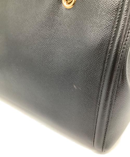 Salvatore Ferragamo（サルヴァトーレ フェラガモ）Salvatore Ferragamo (サルヴァトーレ フェラガモ) レザーセミショルダーバッグ ブラックの古着・服飾アイテム