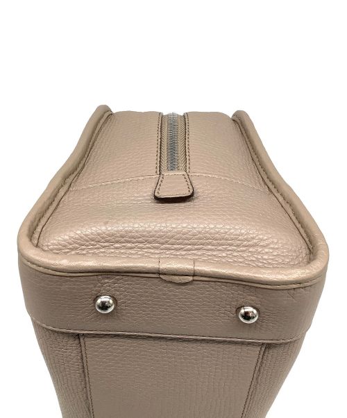 LOEWE（ロエベ）LOEWE (ロエベ) アマソナ28　ハンドバッグ ピンクベージュの古着・服飾アイテム