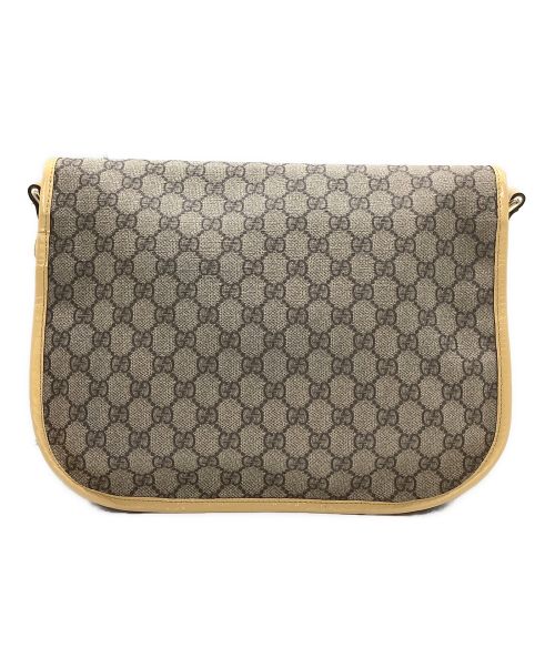 GUCCI（グッチ）GUCCI (グッチ) GGプラス メッセンジャーバッグ ベージュの古着・服飾アイテム
