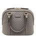 GUCCI（グッチ）の古着「レザー2WAYショルダーバッグ」｜グレー