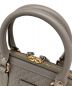 中古・古着 GUCCI (グッチ) レザー2WAYショルダーバッグ グレー：69800円