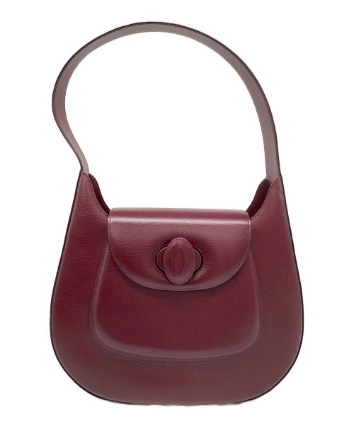 Cartier（カルティエ）Cartier (カルティエ) セミショルダーバッグ ボルドーの古着・服飾アイテム