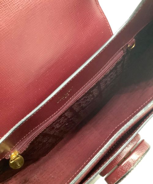Cartier（カルティエ）Cartier (カルティエ) セミショルダーバッグ ボルドーの古着・服飾アイテム