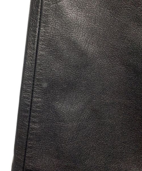 ISSEY MIYAKE（イッセイミヤケ）ISSEY MIYAKE (イッセイミヤケ) レザーパンツ ブラック サイズ:Mの古着・服飾アイテム