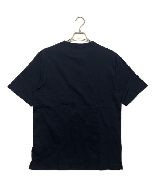 PRADA（プラダ）PRADA (プラダ) ロゴプリントTシャツ ネイビー サイズ:Lの古着・服飾アイテム