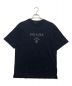 PRADA（プラダ）の古着「ロゴプリントTシャツ」｜ネイビー