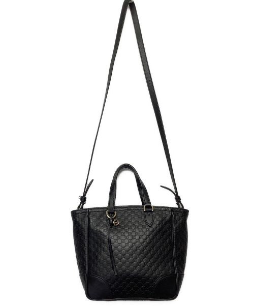 GUCCI（グッチ）GUCCI (グッチ) 2WAYバッグ ブラックの古着・服飾アイテム
