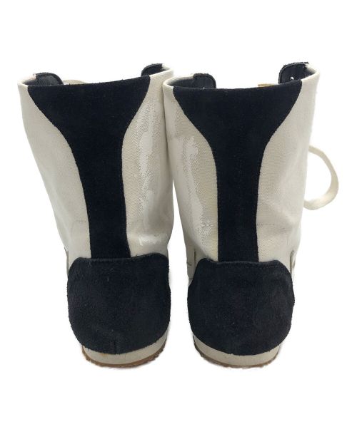 LOEWE（ロエベ）LOEWE (ロエベ) バレエランナーハイカット ホワイト×ブラック サイズ:24.5cmの古着・服飾アイテム