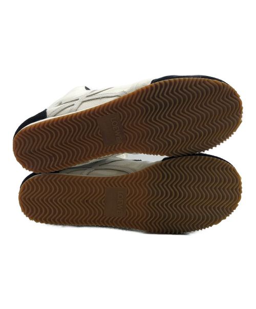 LOEWE（ロエベ）LOEWE (ロエベ) バレエランナーハイカット ホワイト×ブラック サイズ:24.5cmの古着・服飾アイテム