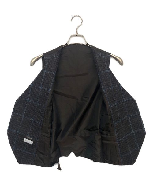 TAGLIATORE（タリアトーレ）TAGLIATORE (タリアトーレ) KLAUS ダブルブレステッド8Bジレ ネイビー×ブラウン サイズ:46の古着・服飾アイテム