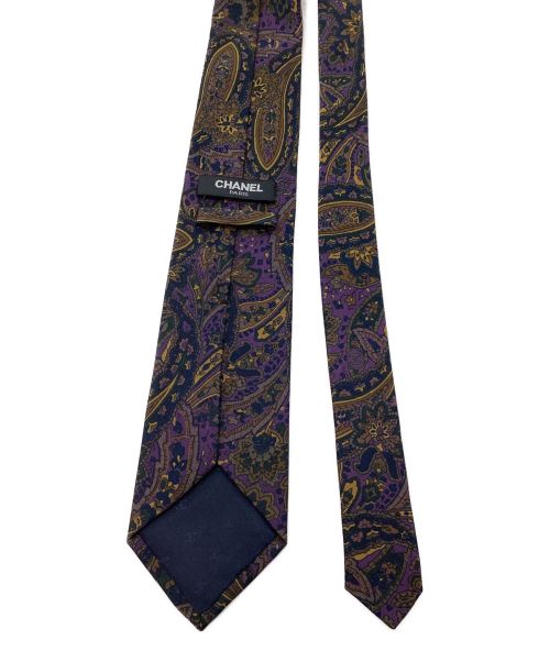 CHANEL（シャネル）CHANEL (シャネル) ネクタイ パープル サイズ:ーの古着・服飾アイテム
