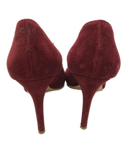 Pippichic（ピッピシック）Pippichic (ピッピシック) スエードヒールパンプス レッド サイズ:37の古着・服飾アイテム