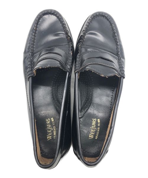 Weejuns（ウィージャン）WEEJUNS (ウィージャン) コインローファー ブラック サイズ:24.5cmの古着・服飾アイテム