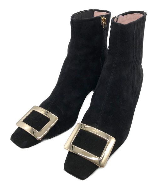 Roger Vivier（ロジェ ヴィヴィエ）Roger Vivier (ロジェ ヴィヴィエ) ショートブーツ ブラック サイズ:23.5ｃｍの古着・服飾アイテム
