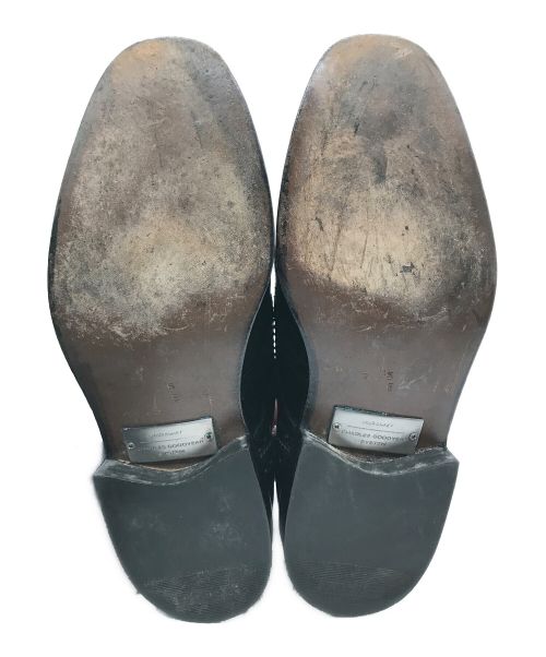 BALLY（バリー）BALLY (バリー) メダリオンシューズ ブラック サイズ:5Eの古着・服飾アイテム