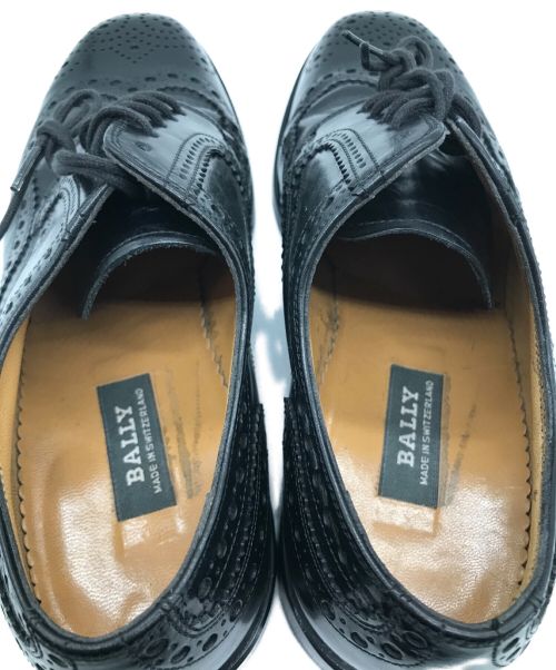 BALLY（バリー）BALLY (バリー) メダリオンシューズ ブラック サイズ:5Eの古着・服飾アイテム