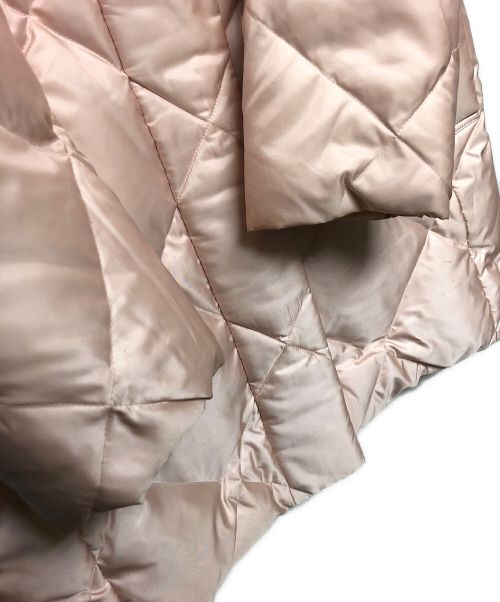 BURBERRY LONDON（バーバリーロンドン）BURBERRY LONDON (バーバリー ロンドン) フォックスファーダウンコート ピンク サイズ:9の古着・服飾アイテム