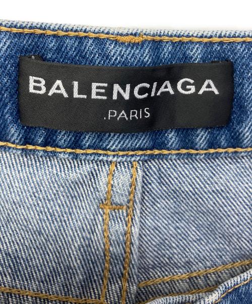 BALENCIAGA（バレンシアガ）BALENCIAGA (バレンシアガ) ウォッシュ加工デニムパンツ ネイビー サイズ:W34の古着・服飾アイテム