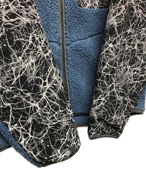 adidas（アディダス）adidas (アディダス) ボアジャケット ブルー サイズ:Sの古着・服飾アイテム